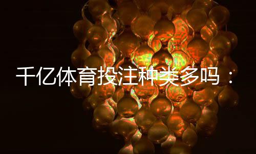 千亿体育投注种类多吗：一探究竟