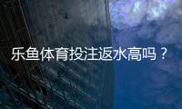 乐鱼体育投注返水高吗？返水比例、计算公式与真实玩家口碑全解析