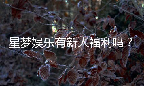 星梦娱乐有新人福利吗？独家揭秘首存优惠与新手礼包