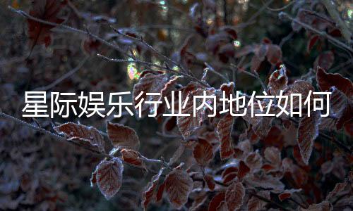 星际娱乐行业内地位如何?深度解析其市场影响力与玩家口碑
