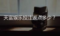 天富娱乐投注返点多少？揭秘高返点平台隐藏福利与实战技巧