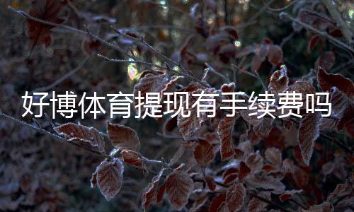 好博体育提现有手续费吗?手续费标准、免手续费条件与提现流程详解