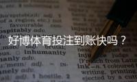 好博体育投注到账快吗？提现到账时间评测与常见问题解析