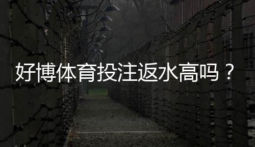 好博体育投注返水高吗？最新返水率实测、计算方法与省钱攻略