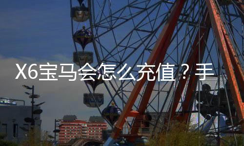 X6宝马会怎么充值？手把手教你快速到账流程